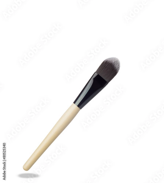 Fototapeta Make up brush isolated on white