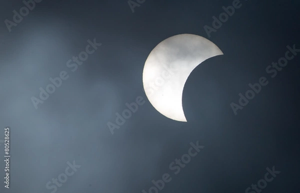 Obraz Partielle Sonnenfinsternis