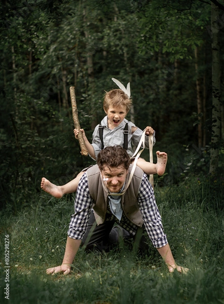 Obraz parent and child