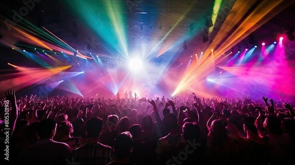 Obraz glow lights blur