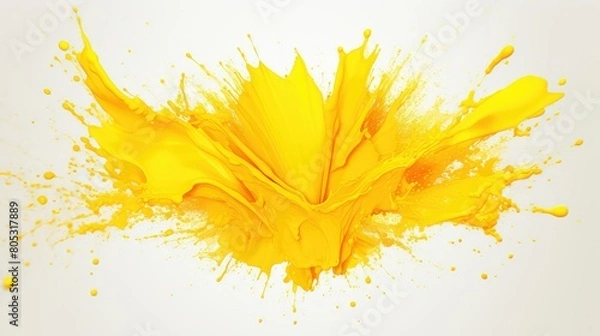 Obraz color yellow burst