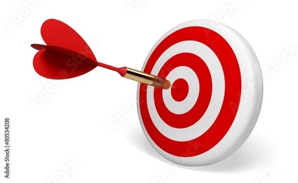 Obraz Target. 3D. Success