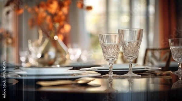 Fototapeta room blurred custom interior