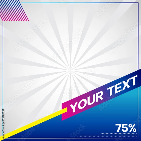 Obraz Colorful Background Banner