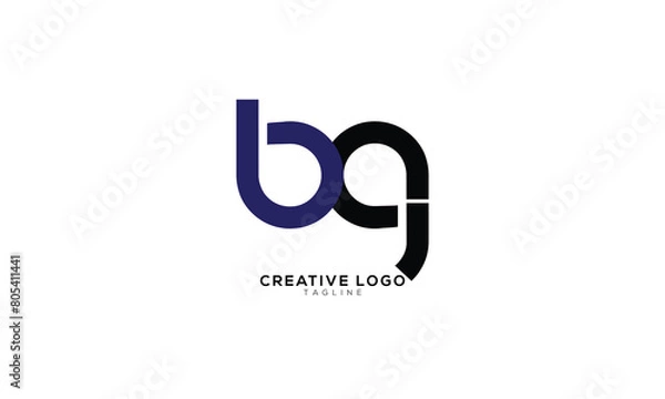 Obraz BG Abstract initial monogram letter alphabet logo design