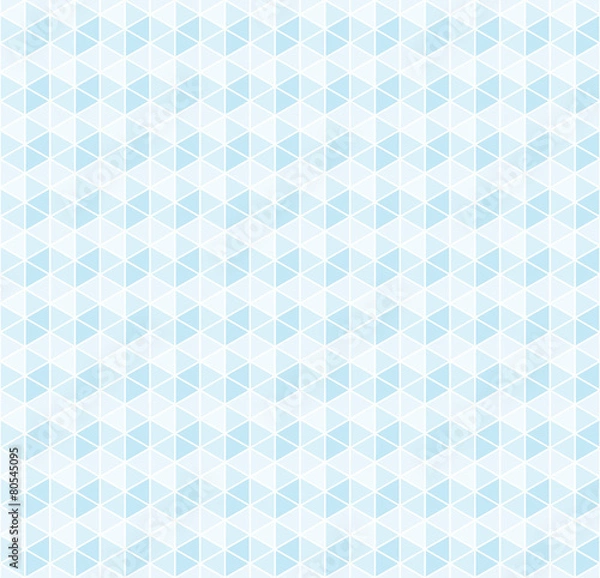 Fototapeta Vector seamless blue triangular pattern