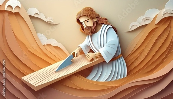 Obraz Jesus the Carpenter