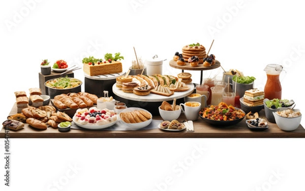 Fototapeta christmas table setting