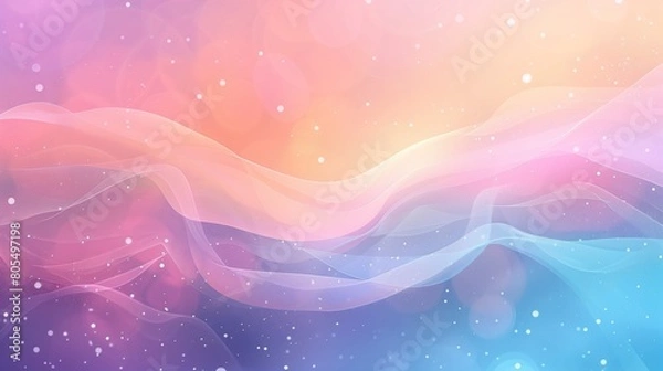Fototapeta soft pastel gradient background design