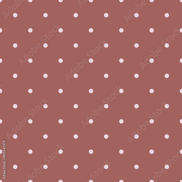 Fototapeta Simple, seamless polka dot background