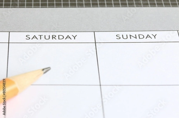 Obraz Planning A Weekend