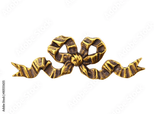 Obraz Gold Metal Bow