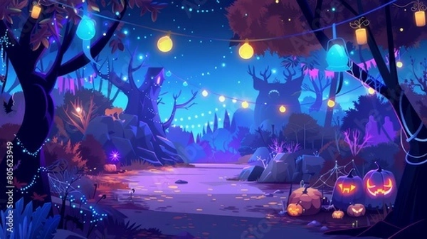 Fototapeta Enchanted Forest Gathering