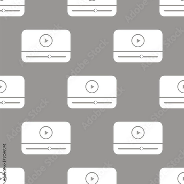 Fototapeta Player seamless pattern