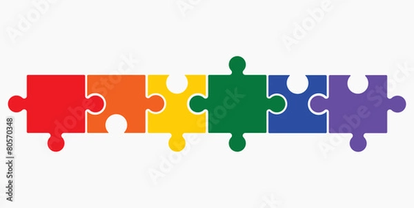 Obraz Lgbt puzzle concept