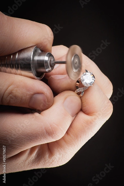 Obraz Goldsmith w pracy