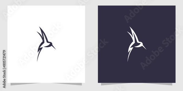 Obraz bird logo design vector