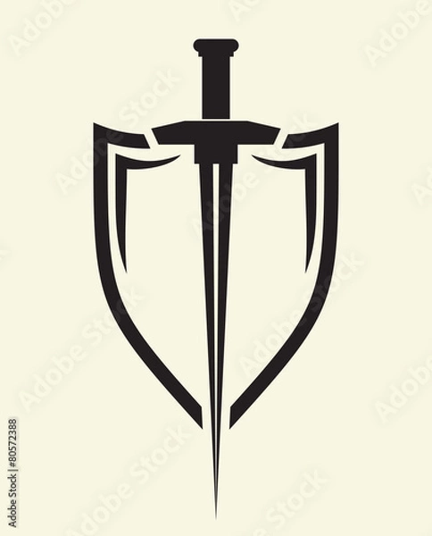 Obraz shield and sword