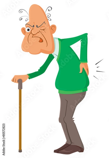 Fototapeta sore back