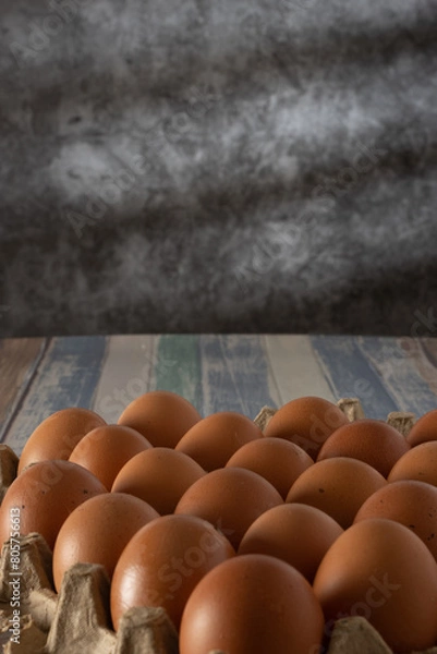 Obraz eggs on a sunny morning
