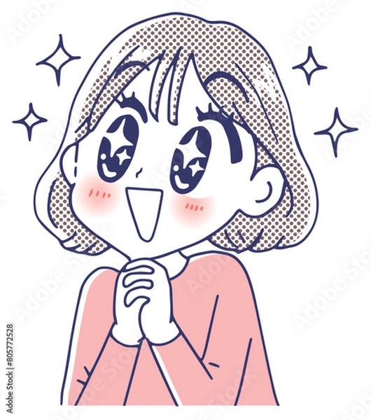 Fototapeta 喜んでいる女性