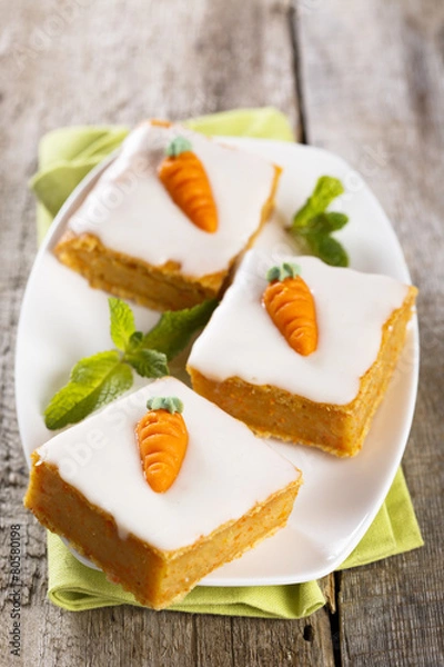 Fototapeta Carrot cake