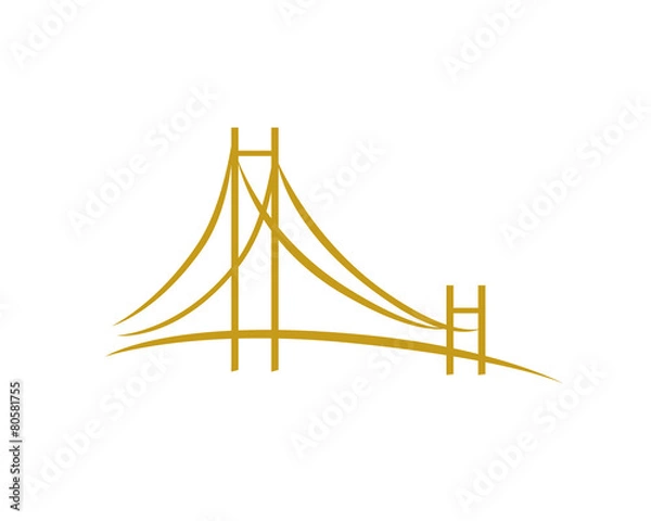 Fototapeta Złoty most