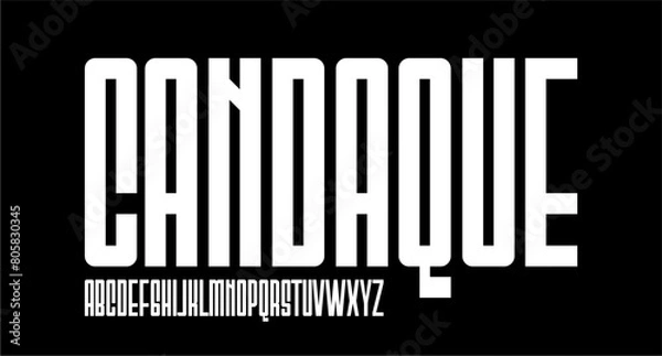 Obraz BOLD CONDENSED FONT FOR POSTER AND HEADLINE TYPEFACE