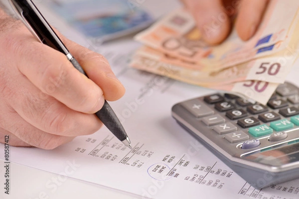 Fototapeta Contabilità