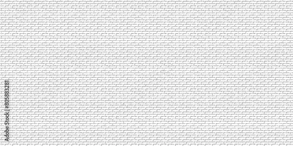 Fototapeta white canvas texture brick wall grunge floor surface rough blank background.