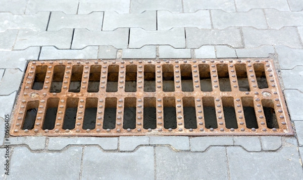 Obraz Sewer grate.
