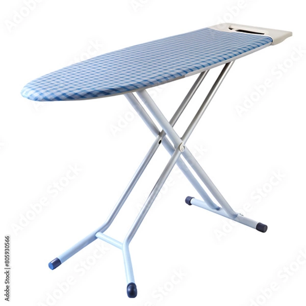 Fototapeta White picnic table isolated on a white wall