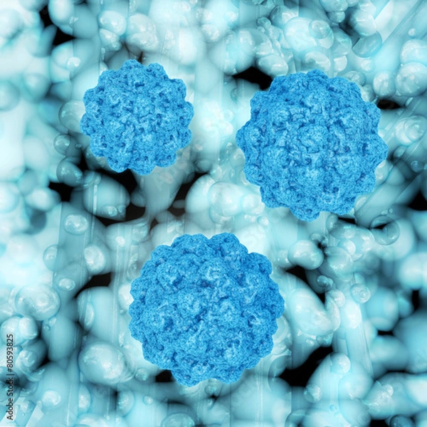 Fototapeta Norovirus - 3d Render