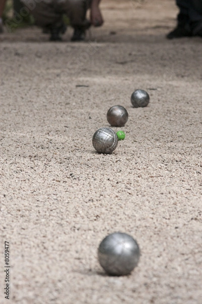 Obraz Partie de petanque