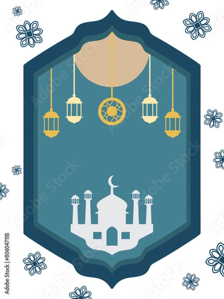 Obraz WebRamadan Kareem, greeting card