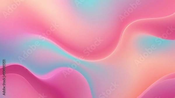 Fototapeta soft pink gradient background. Abstract pink color background. Gradient pink liquid background. wavy pink wallpaper.	