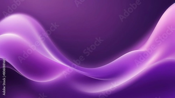 Obraz Gradient violet liquid background. Gradient purple liquid background. wavy violet wallpaper. Wave purple gradient background. Abstract purple color background.