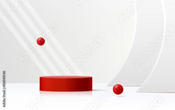 Fototapeta Abstract background, mock up scene for product display