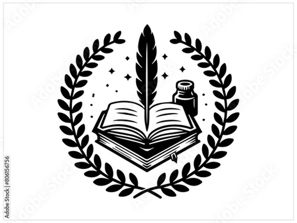 Fototapeta Hand drawn world book day background,Free vector hand drawn world book day background,books in realistic style,World book day vector image,Gradient world book day illustration with reading book.
