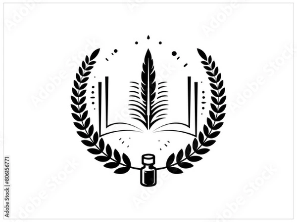 Fototapeta Hand drawn world book day background,Free vector hand drawn world book day background,books in realistic style,World book day vector image,Gradient world book day illustration with reading book.
