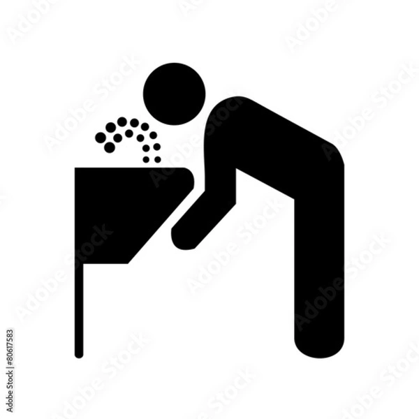 Obraz znaki na fontannę