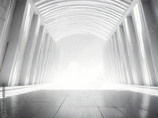 Obraz corridor with columns