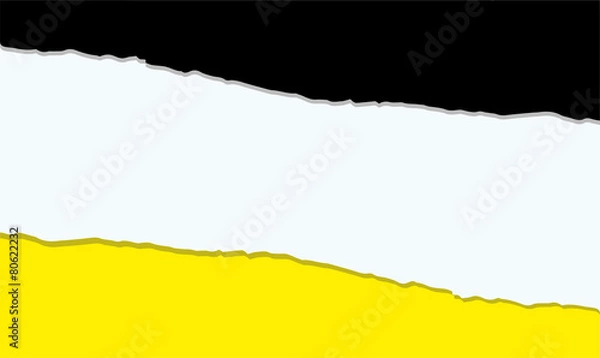 Obraz Teared paper layout