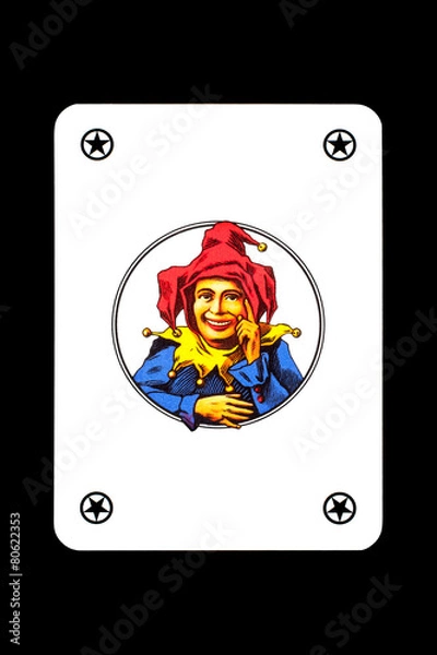 Fototapeta Joker playing card