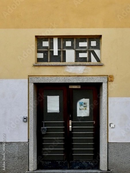 Obraz old house with windows