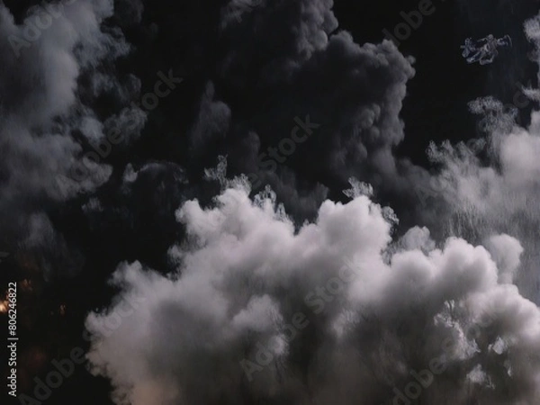 Obraz time lapse clouds