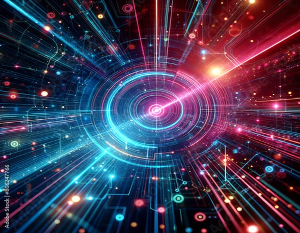 Obraz Neon Lights Abstract images