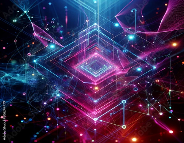 Obraz Neon Lights Abstract images