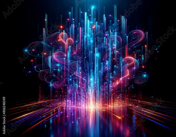 Obraz Neon Lights Abstract images