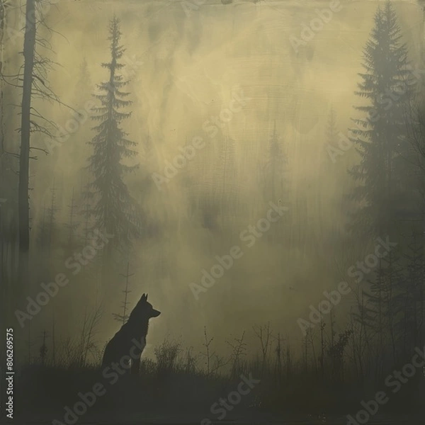 Obraz Wolf in the wilderness